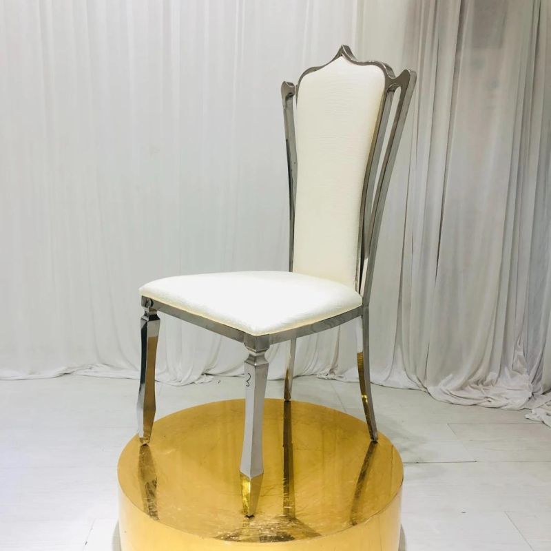 Post Modern Stainless Steel Chair Home Furniture Wedding Chair