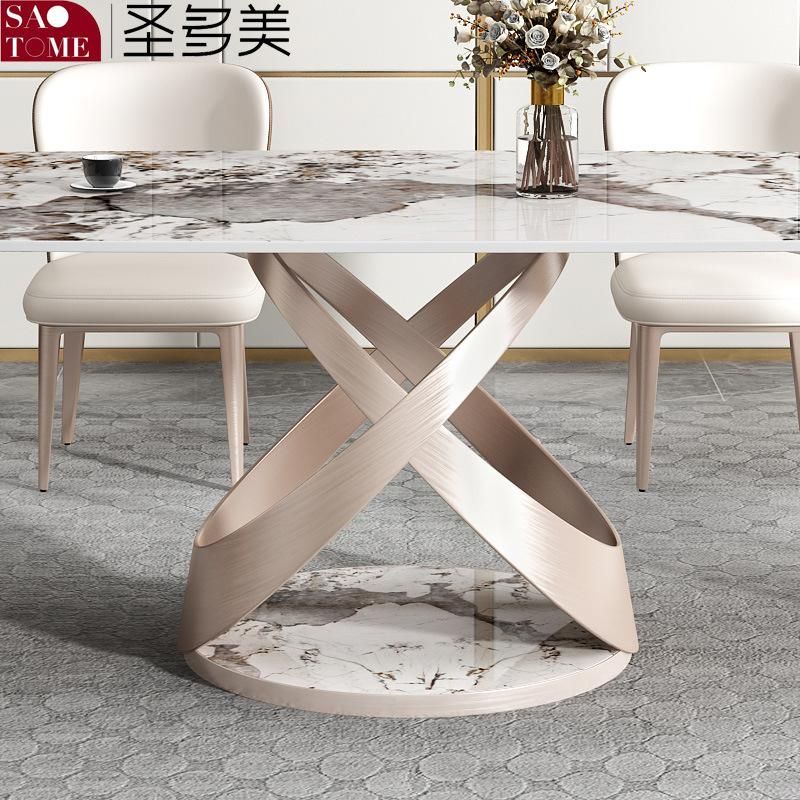 Modern Living Room Dining Room Furniture Ring Base Dining Table