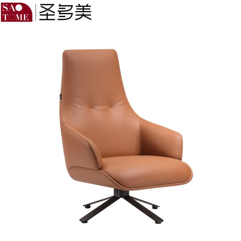 Modern Living Room Restaurant Furniture Metal Fabric Leisure Chair