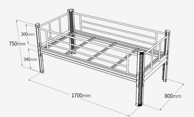 Metal King Baby Twin Sleeper Children Kids Bunk Bedroom Furniture