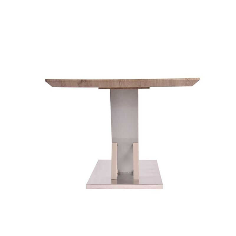 Hot Sale Room Furniture Modern Square Dining Table with MDF Base