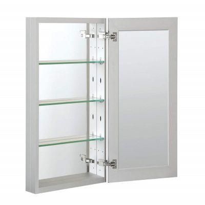 LED Medicine Cabinet Bathroom Accessories Single Door/Double Door Aluminum Profile Bahtroom Cabinet