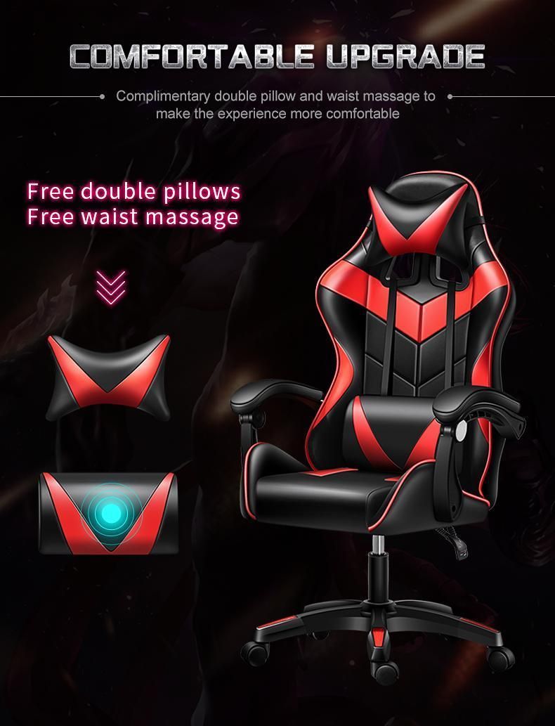 Custom Wholesale PU Leather Swivel Gamer Chair Factory From China