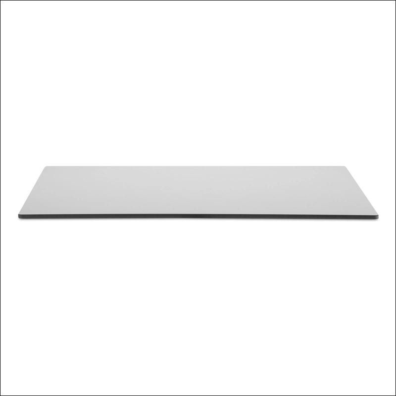 High Quality Matte Light Grey HPL Dining Room Tables