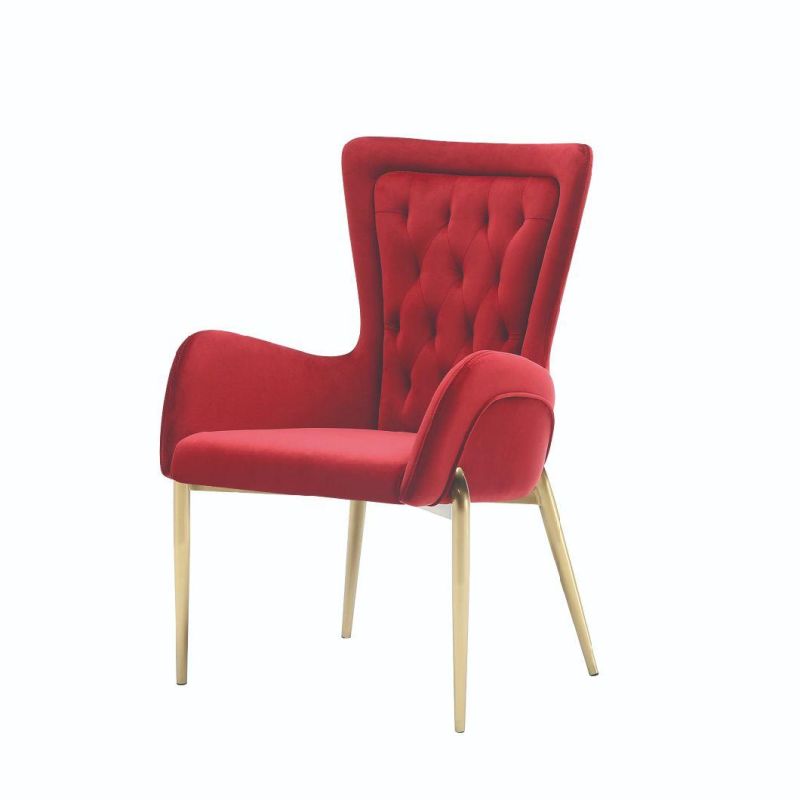 Hotel Restaurant Furniture Modern Italian Design Velvet Fabric Dining Chair