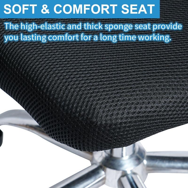 Office Furniture Lift Swivel MID-Back Comfortable Ergonomic Computer Modern Full Mesh Executive Office Chair