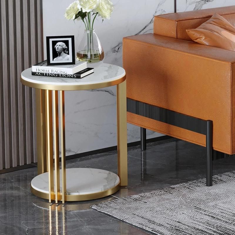 Hot Selling Furniture Stainless Steel Marble Coffee Table