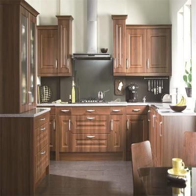 European Solid Wood Professional High Gloss Cabinets MDF Lacquer Wooden Kitchen Furniture