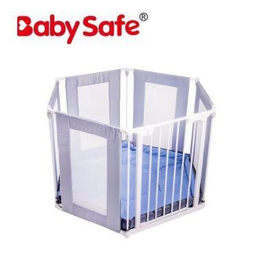 Foldable Baby Playpen with Cotton Fabric