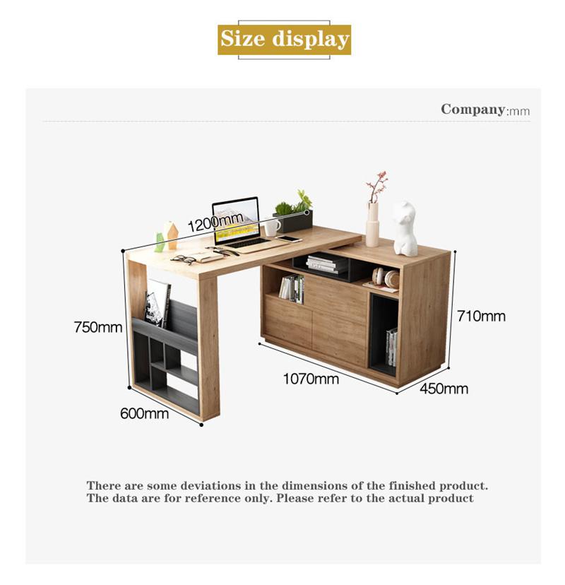 Modern Knock Down Wooden Furniture Computer Desk Study Table