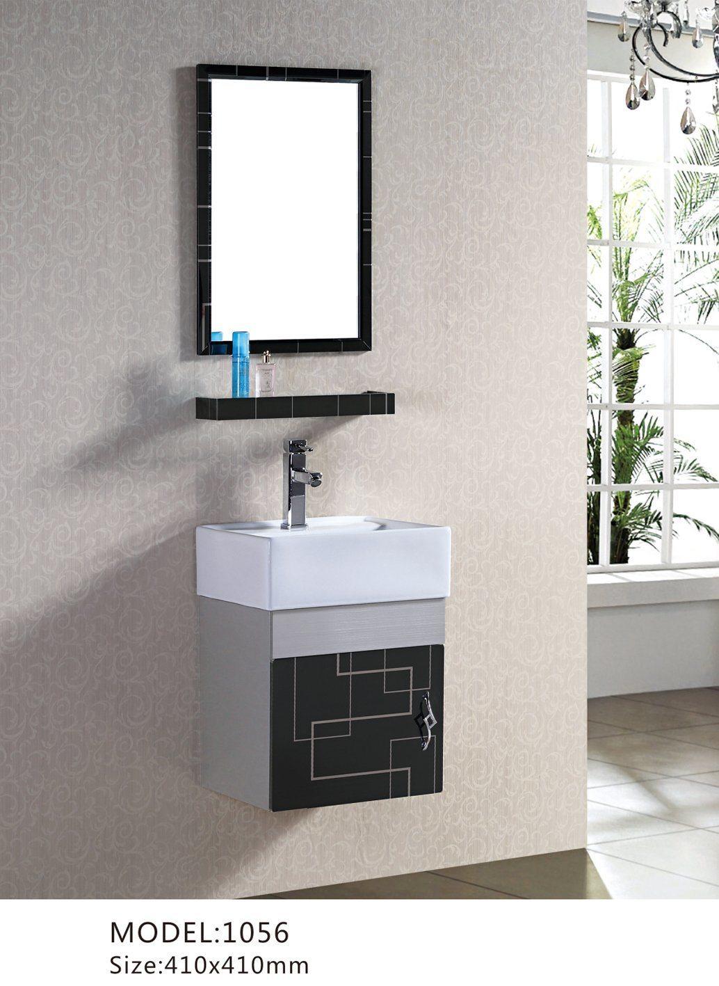 Bathroom Stainless Steel Vanity Cabinet Wall-Mounted Furniture