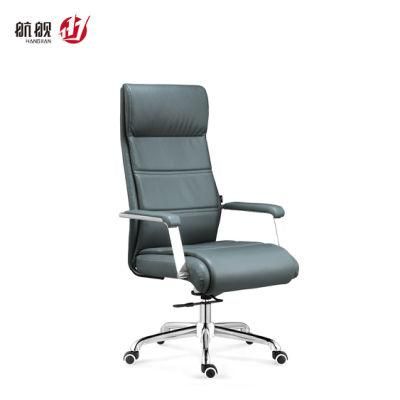 Foshan Office Furniture High Back Swivel Chair Leather Boss Chair