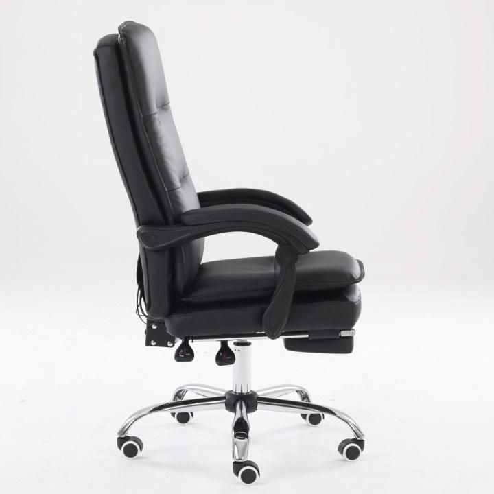 Latest Swivel Executive Commercial Furniture High End Adjustable Executive Lift Office Chair with Footstool