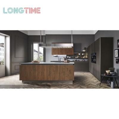 Veneer Finish Handleless Organizer Storage Liners Kitchen Cabinet (KV07)