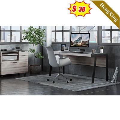 L Shaped Executive Metal Office Furniture Book Shelves Reception Standing Table Office Desk