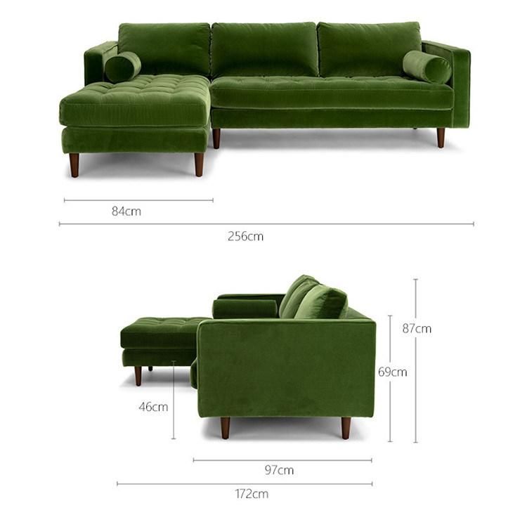 Living Room Furniture Deep Soft Couches Modern Fabric Modern Sofa