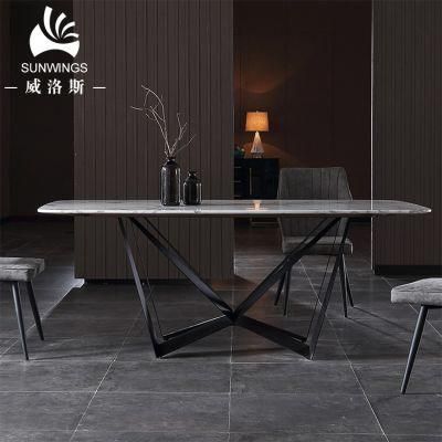 1.8m Good Quality Attractive Design Showroom Table Dining Table / Exihibition