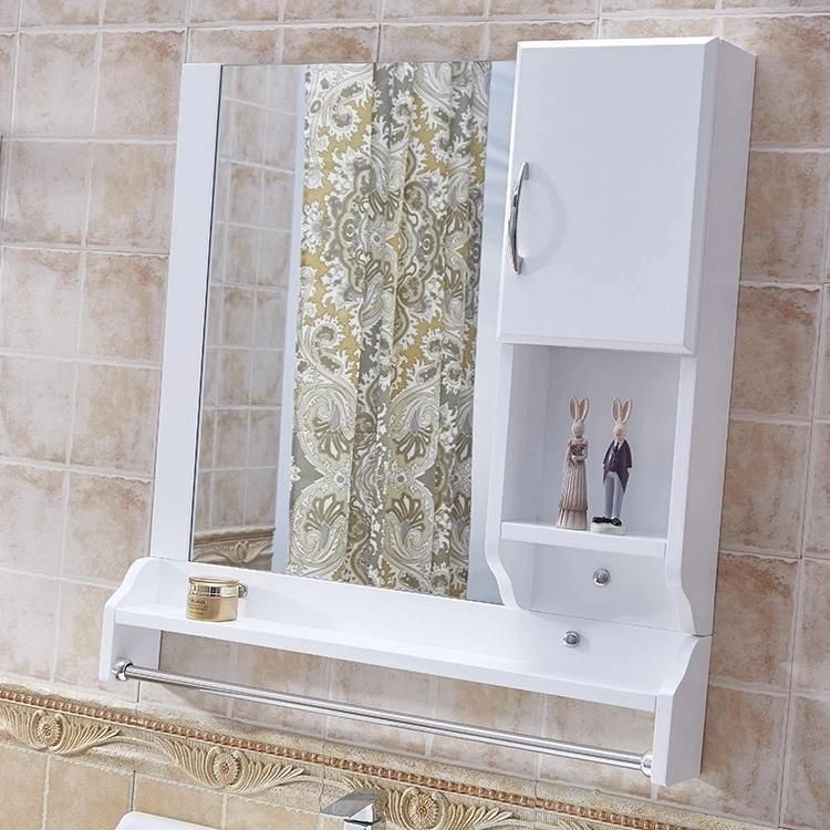 PVC Material and Ceramic Basin Bathroom Cabinet with Drawers