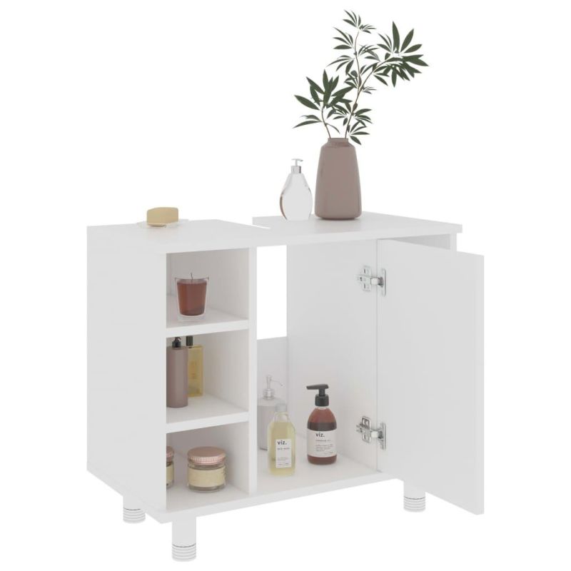 Bathroom Under Sink Cabinet Basin Storage Standing Unit Furniture Door&Shelves