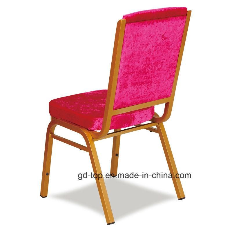 Top Furniture Foshan Factory Metal Shine Painting Banquet Chair