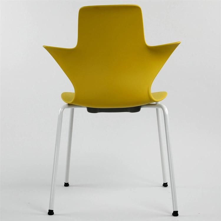 Modern Furniture Hot Selling Beautiful Italian Design Plastic Classroom Stackable School Office Dining Chair