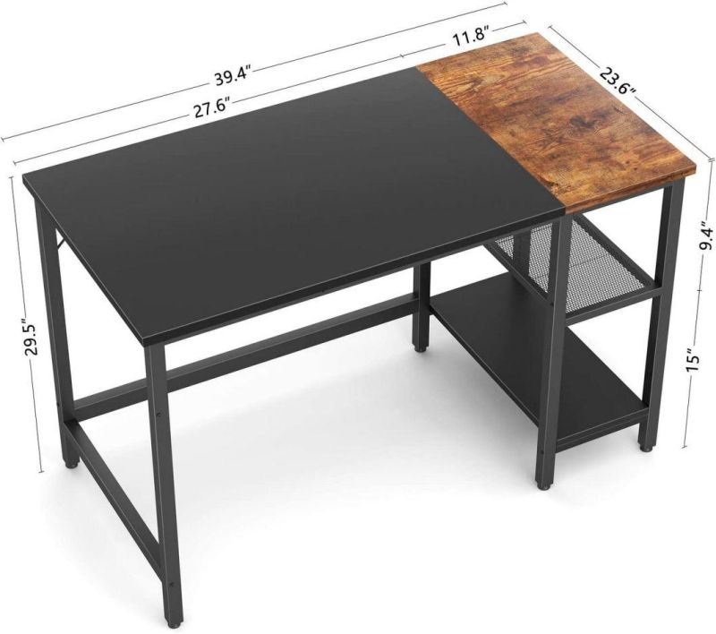 Modern Steel Frame Computer Desk Study Desk