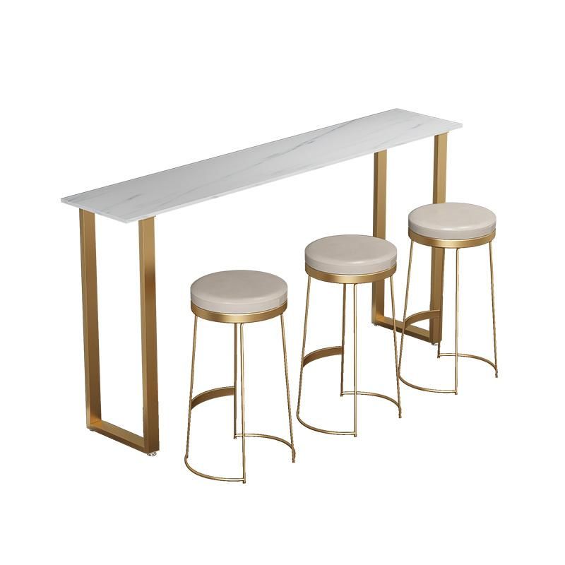 New Modern Furniture Golden Iron Frame Bar Chairs