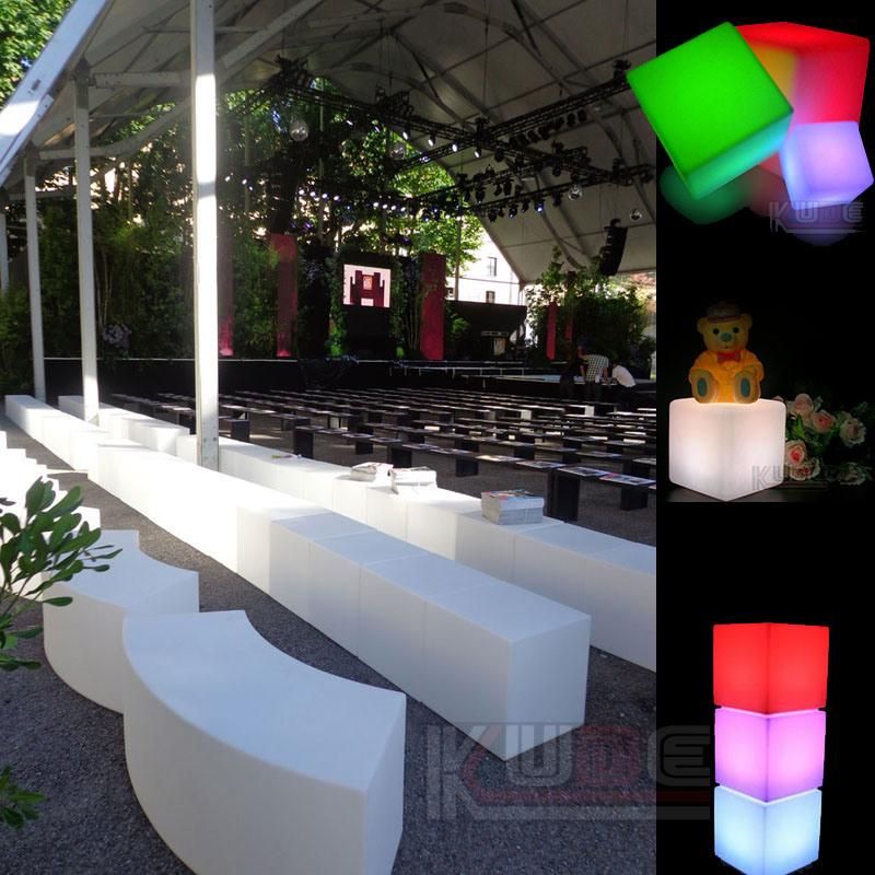 LED Furniture Shell of Cube PE Shell Rotational Moulding Shell