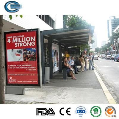 Huasheng Modern Bus Shelter China Bus Stop Shelter Supply Bus Shelter Production From China Professional Bus Shelter