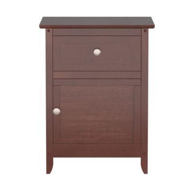 Wood Eugene Accent Table, Walnut