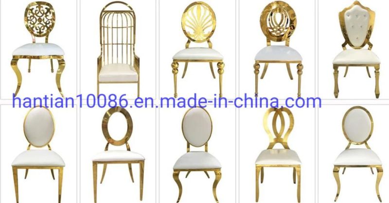 Banquet Used Hotel Furniture Stainless Steel Dining Chair for Wedding Event Rental