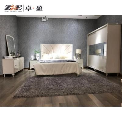 Hotel Bedroom Set Supplier Modern Wooden Fabric Bed Designs