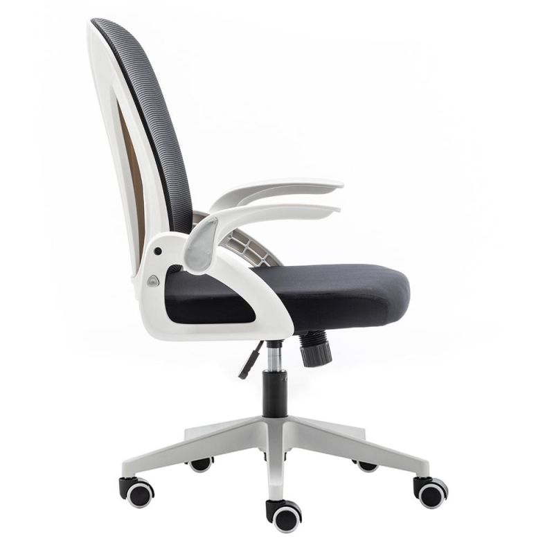 2022 New Modern Home Furniture Executive Shampoo Chairs Computer Parts Game Plastic Gaming Folding Barber Office Chair with Foldable Armrest