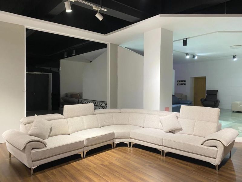 Wholesale Modern Design L Shape Corner Sofa Set for Living Room Fabric Sectional Sofa