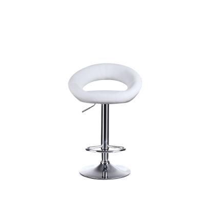 Modern Minimalist Barstool High Back Bar Stool Swivel Adjustable Restaurant Bar Chair