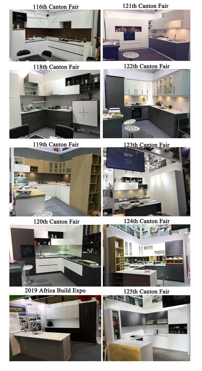 Factory Wholesale Flat Panel Style Kitchen Furniture