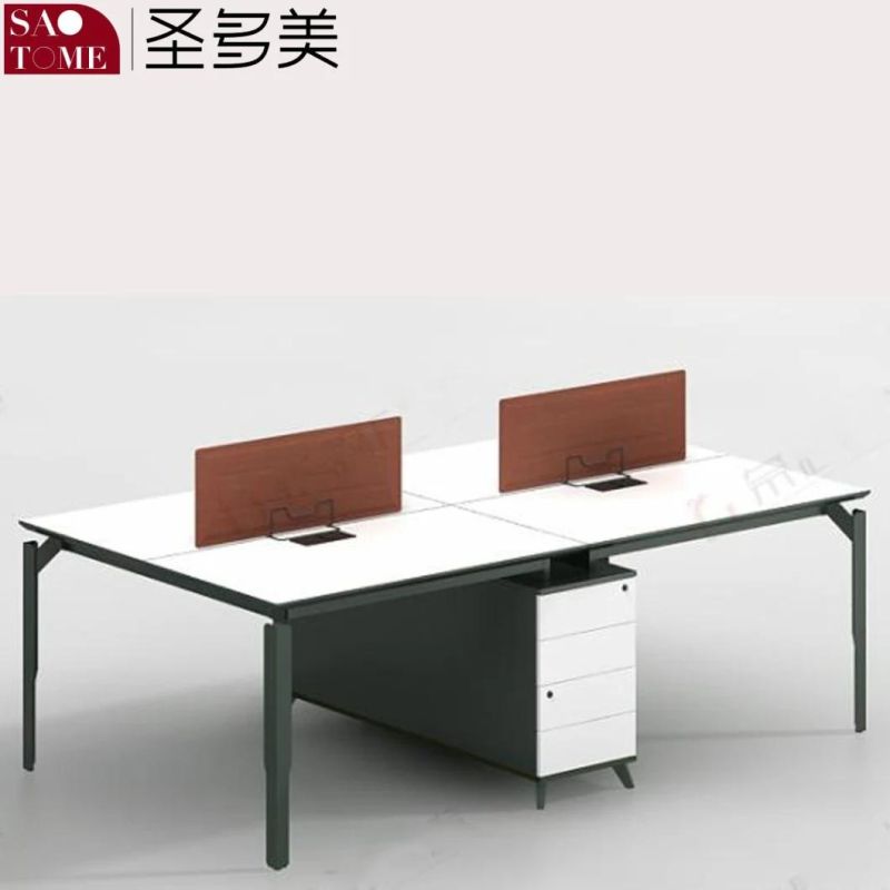 Modern Office Furniture Four Seat Office Desk