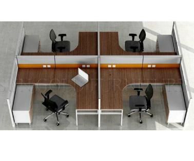 Modular Workstition Wooden Cubicle Computer Table Office Desk (SZ-WS108)