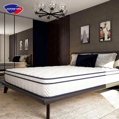 Luxury Hotel Roll Sleeping Well Full Inch Cool Gel Memory Foam Pocket Sprung Mattress in a Box