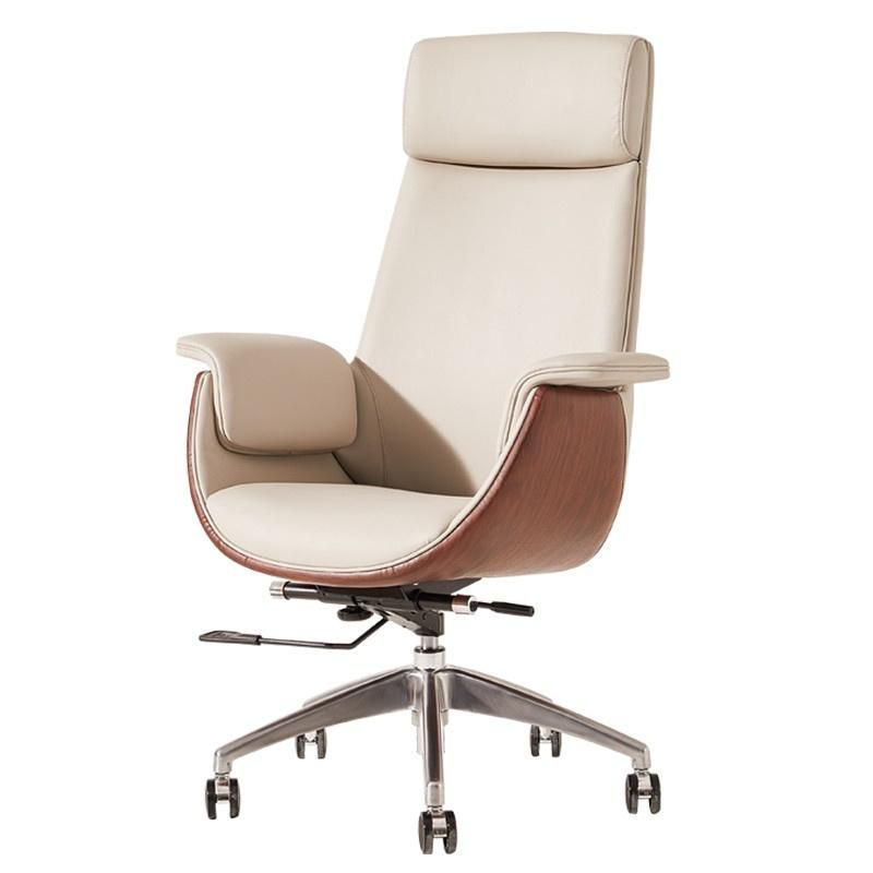 Luxury Ergonomic Design High Back Office Chair for Boss/Manger with up & Down Headrest