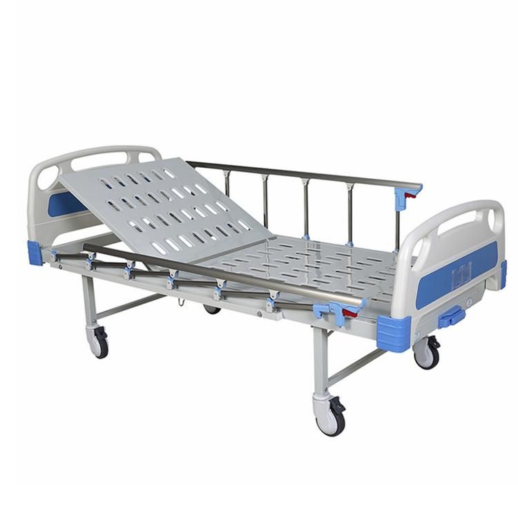 New Modern ABS Plastic Cheap Manual Adjustable 1 Crank Hospital Beds