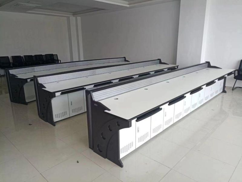 High Quality Modern Metal Control Room Consoles Monitoring Console Security Command Room Console Table