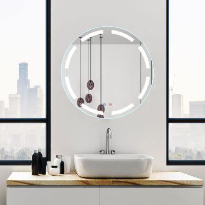 Fashion Home Round Backlit LED Decorative Bath Wall Mirror