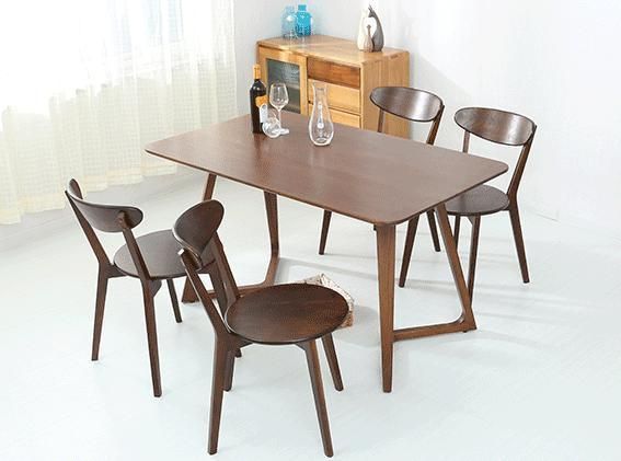 Wholesale Restaurant Cafe Lounge Dining Chair Wooden Round Seat Solid Wood Dining Furniture