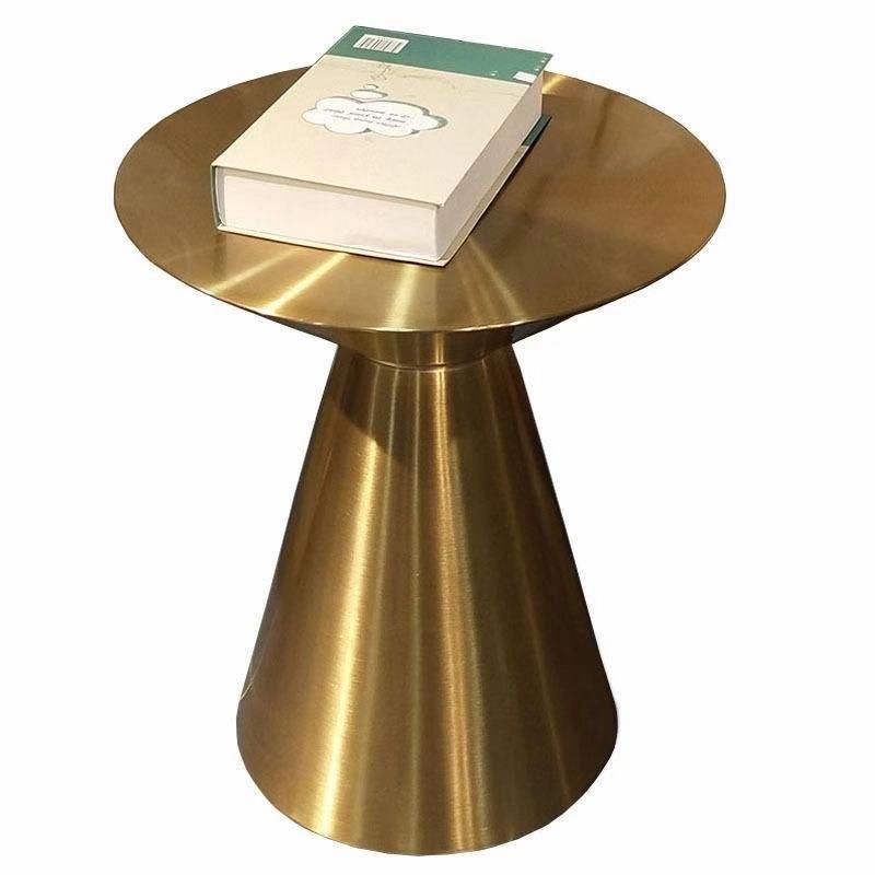 Modern Design Stainless Steel Furniture Metal Gold Finish Coffee Table Furniture