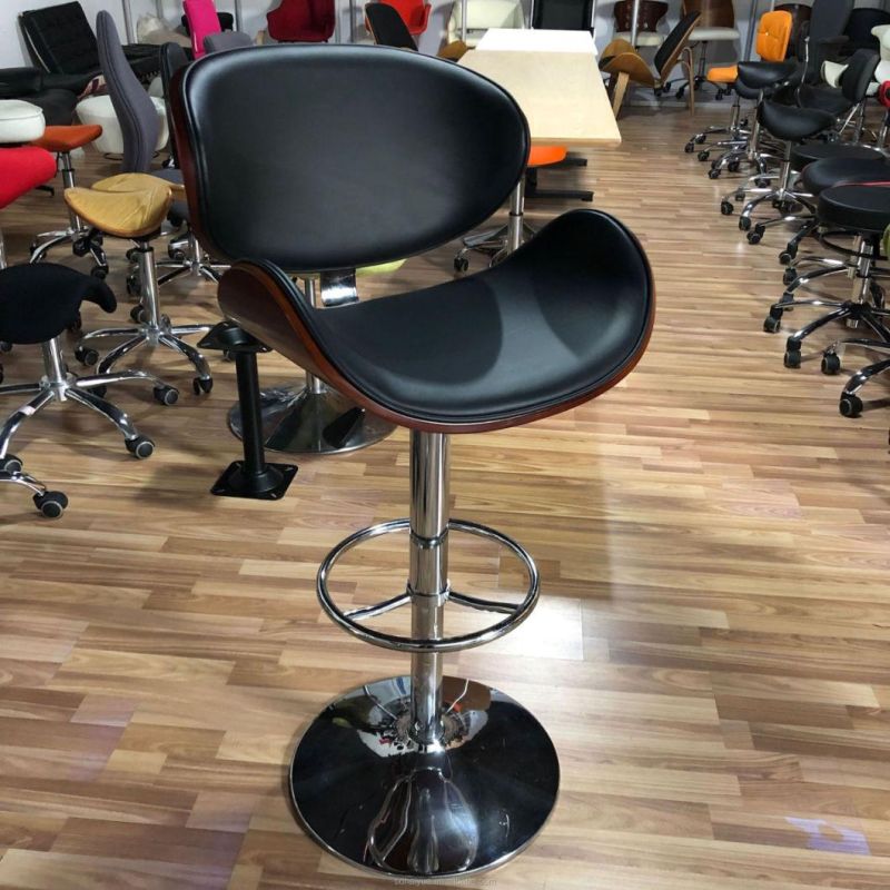 Modern Luxury High Bar Chair Adjustable Bar Stool