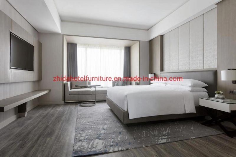 Dubai Solid Wood Event Luxury Modern MDF 3 Star Hotel Bedroom Furniture