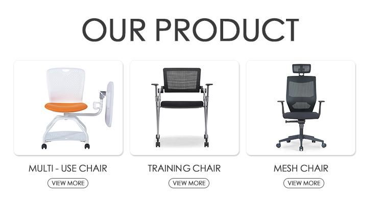 Stackable Office Mesh Leisure Training Chair with Castors