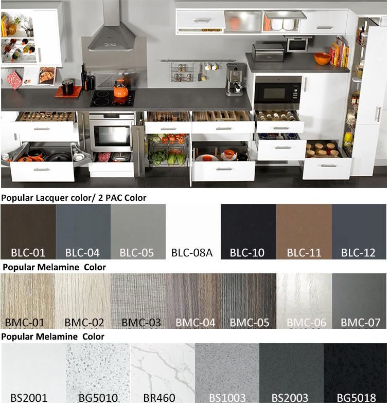 Luxury Style Lacquer Kitchen Cabinet Modern Furniture