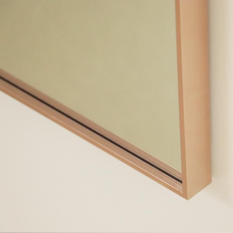 Wholesale Cheap Large Decorative Gold Aluminum Metal Framed Full Length Wall Dressing Mirror